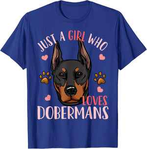 Doberman Dog T-Shirt - T-Shirt | Royal