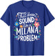 MILANA Personalized Cute Girls MILANA Name T-Shirt - T-Shirt | Royal