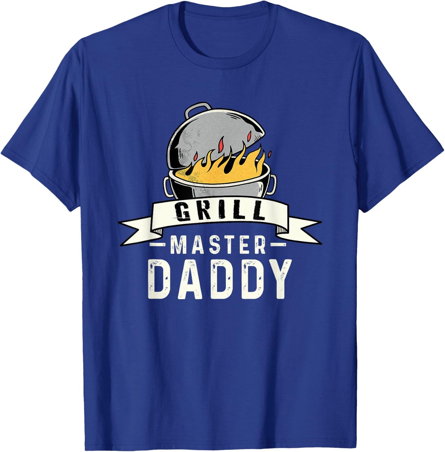 Grill-Master Daddy BBQ Smoker Dad T-Shirt - T-Shirt | Royal