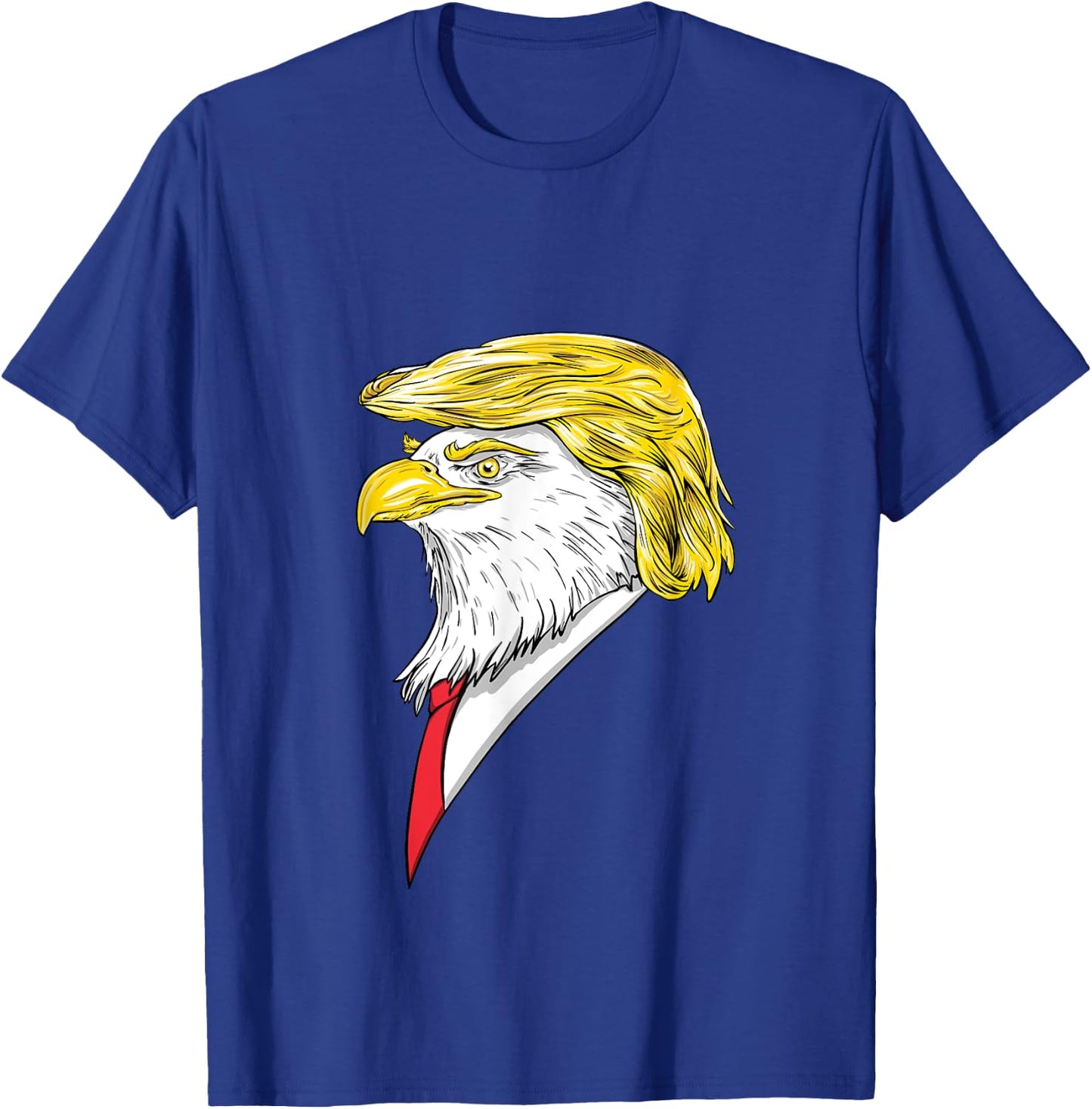 Spirit Animal Donald Trump Eagle Hair T-Shirt - T-Shirt | Royal