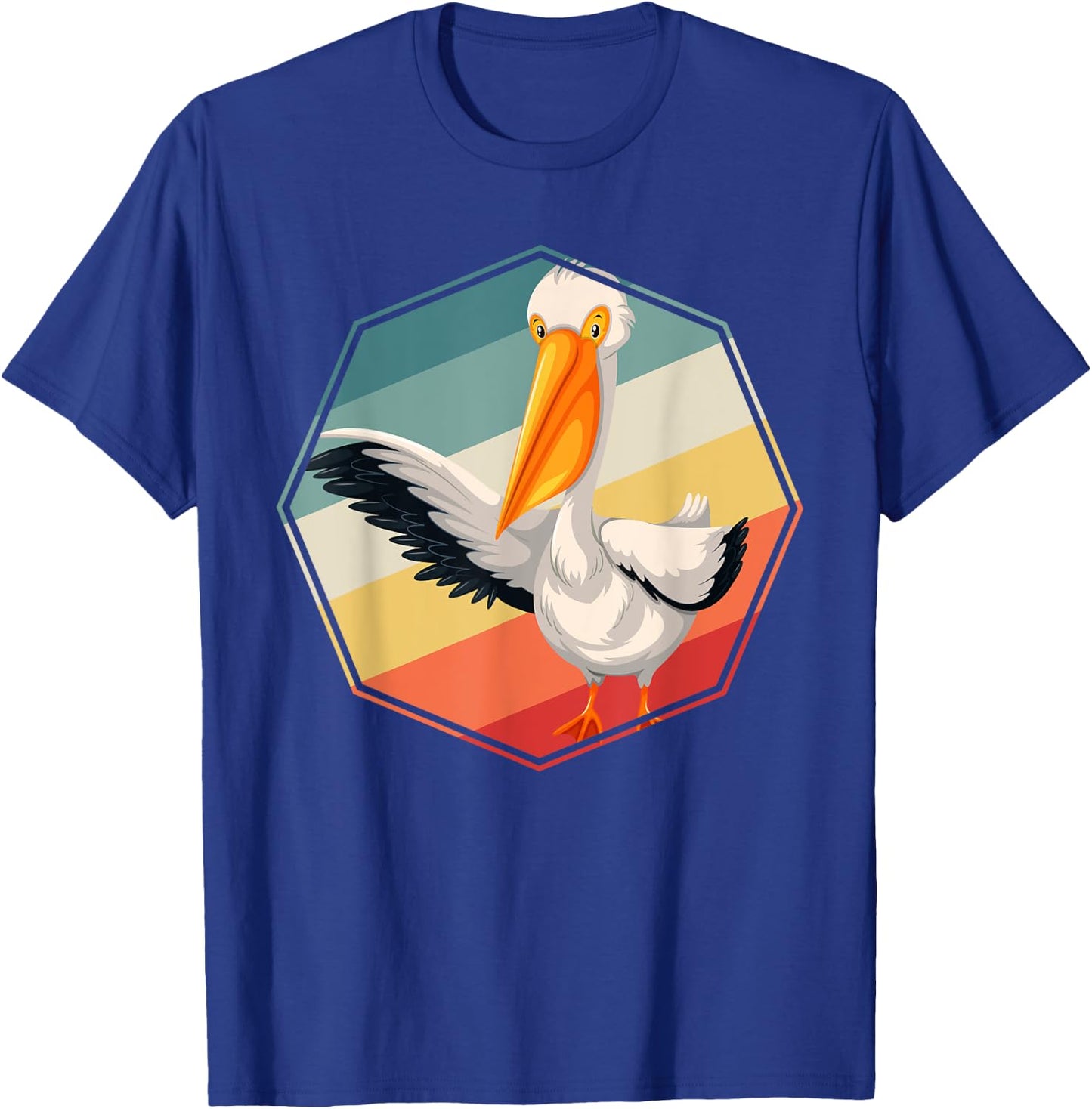 Cute Pelican Bird Toddlers Gift Pelican T-Shirt - T-Shirt | Royal