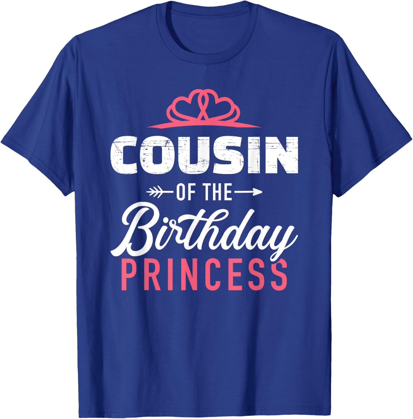 Cousin of the birthday princess girl matching family T-Shirt - T-Shirt | Royal