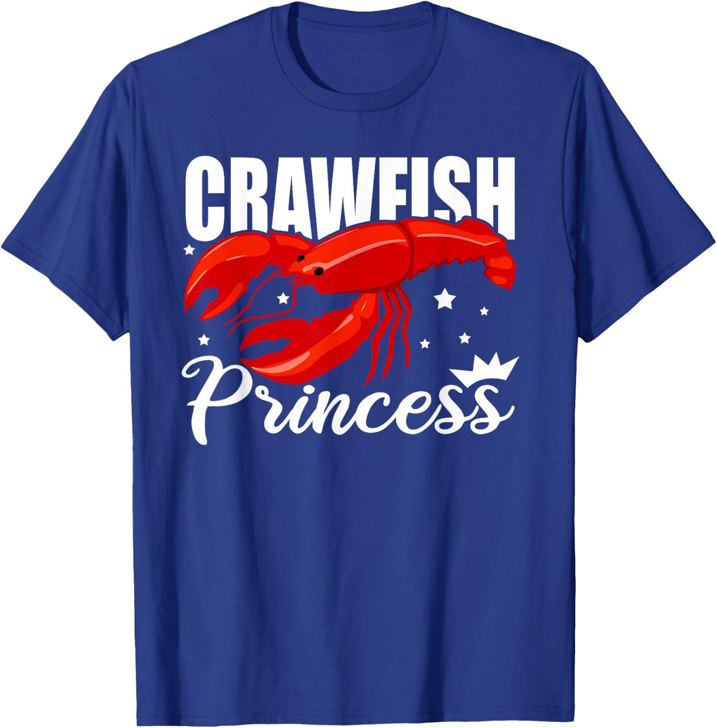Cute Lobster Crayfish Lover Ladies Crawfish Princess Girls T-Shirt - T-Shirt | Royal