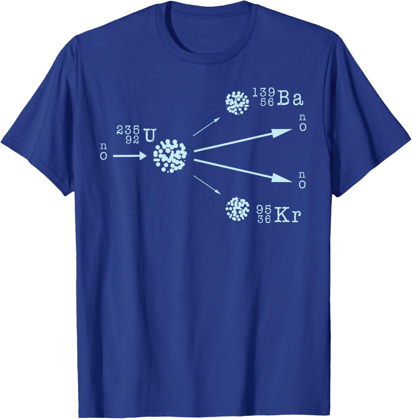 Nuclear Power Fission Fusion Uranium Physics Energy Science T-Shirt - T-Shirt | Royal