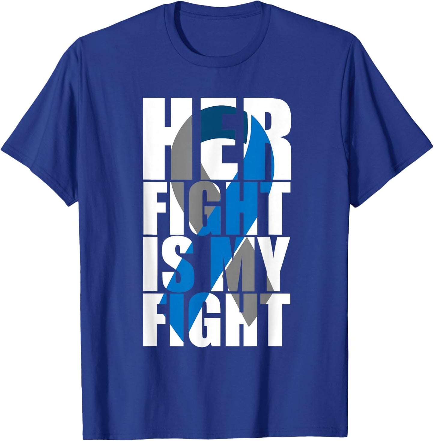 Her fight is my fight Diabetes T-Shirt - T-Shirt | Royal