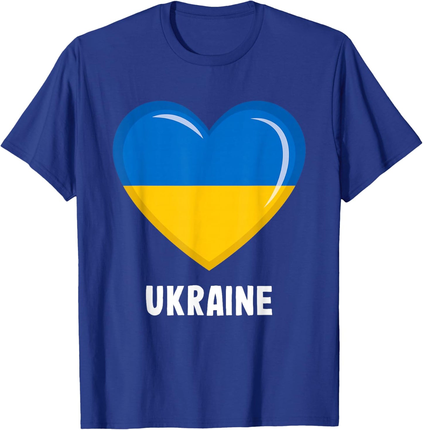 Ukraine Flag Shirt | Ukrainian T-Shirt - T-Shirt | Royal
