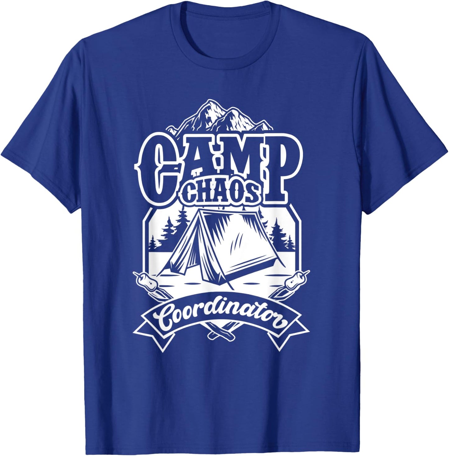 Funny Camp Chaos Counselor Director Shirt Men Women T-Shirt - T-Shirt | Royal
