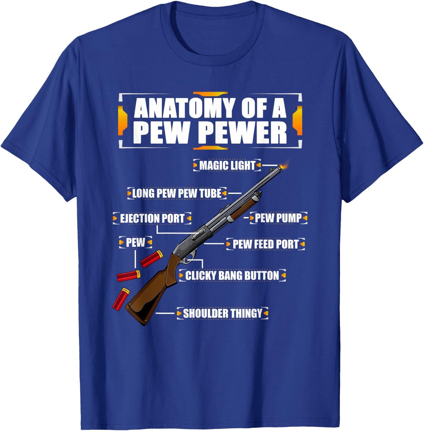 Sporting Clays - Clay Sport Meme - Funny Trap Shooting T-Shirt - T-Shirt | Royal