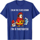 Fireman Penguin Gifts for Fireman Boys T-Shirt - T-Shirt | Royal