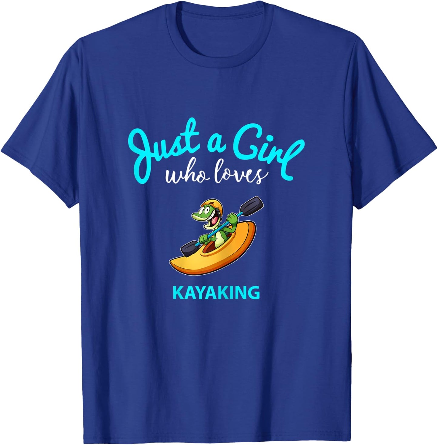 Kayak Shirt for Girls | Kids Kayak T-Shirt - T-Shirt | Royal