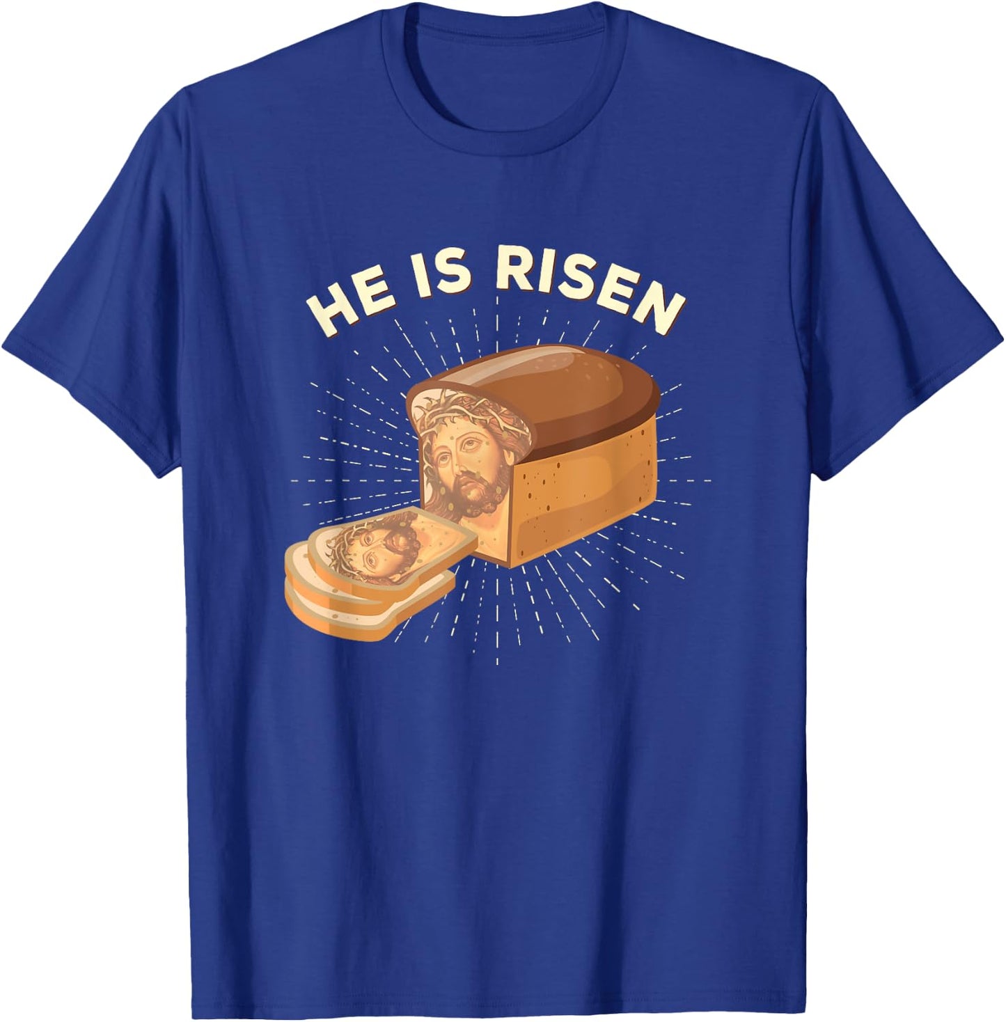He is Risen Jesus Christ Easter Word Game Bread Baker T-Shirt - T-Shirt | Royal