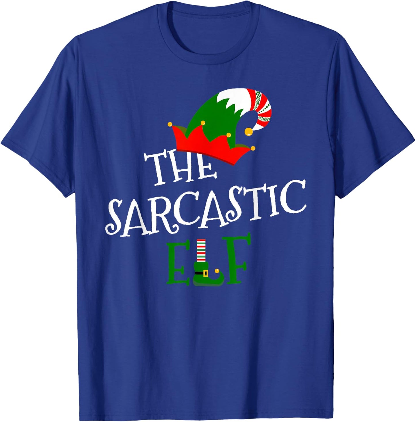 The Sarcastic Elf Family Matching Group Gift Christmas Xmas T-Shirt - T-Shirt | Royal