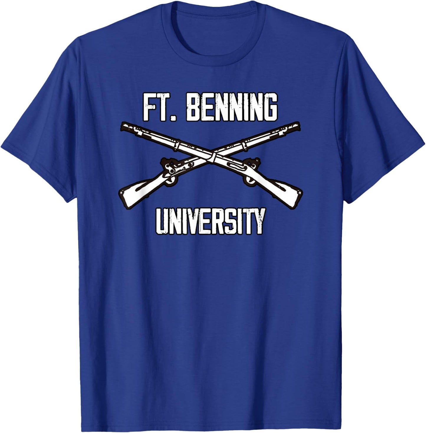 Fort Benning University - Army Infantry for Soldiers T-Shirt - T-Shirt | Royal