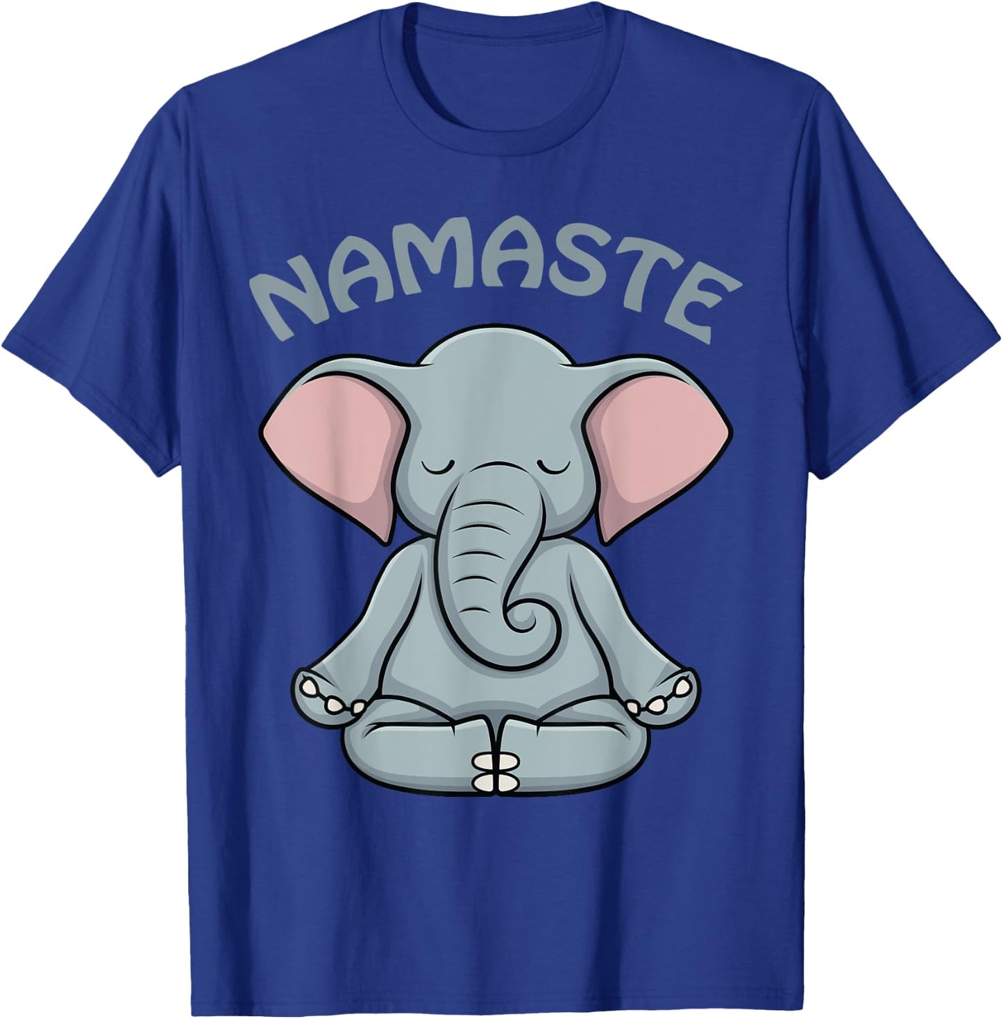 Elephant Yoga Shirt Funny Elephant Lovers Namaste Hatha Yoga T-Shirt - T-Shirt | Royal