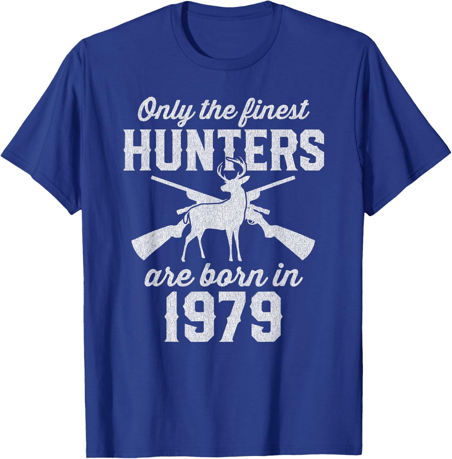 46 Year Old Deer Hunter 46th Birthday Hunting T-Shirt - T-Shirt | Royal