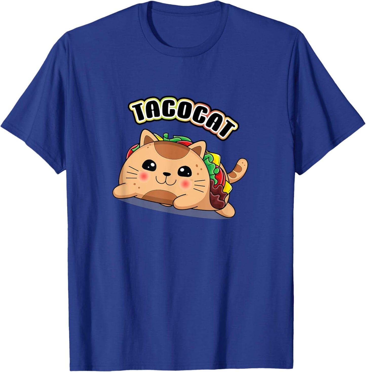 Taco Cat Lovers , Small, Black T-Shirt - T-Shirt | Royal