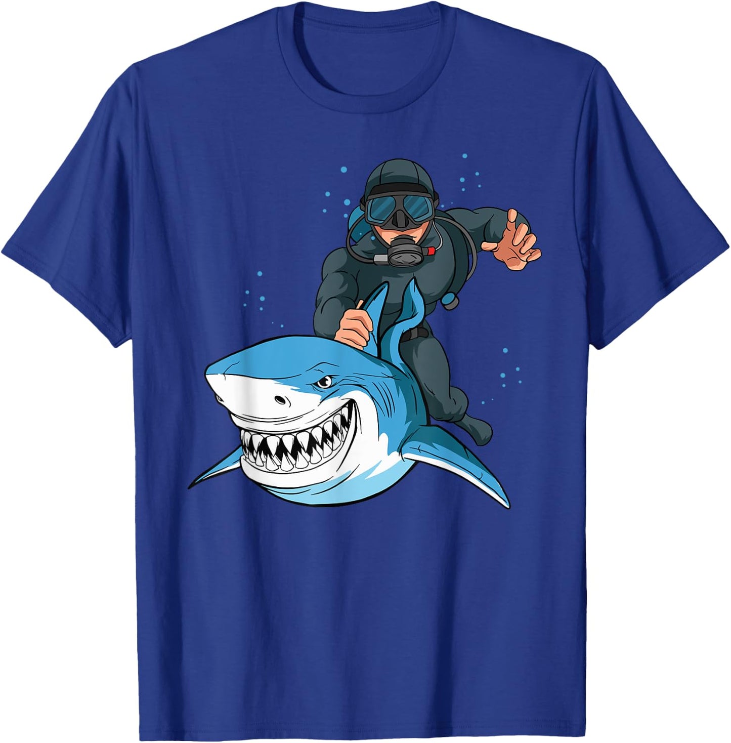Scuba Diving Lover Ocean Swimmer Underwater Diver T-Shirt - T-Shirt | Royal