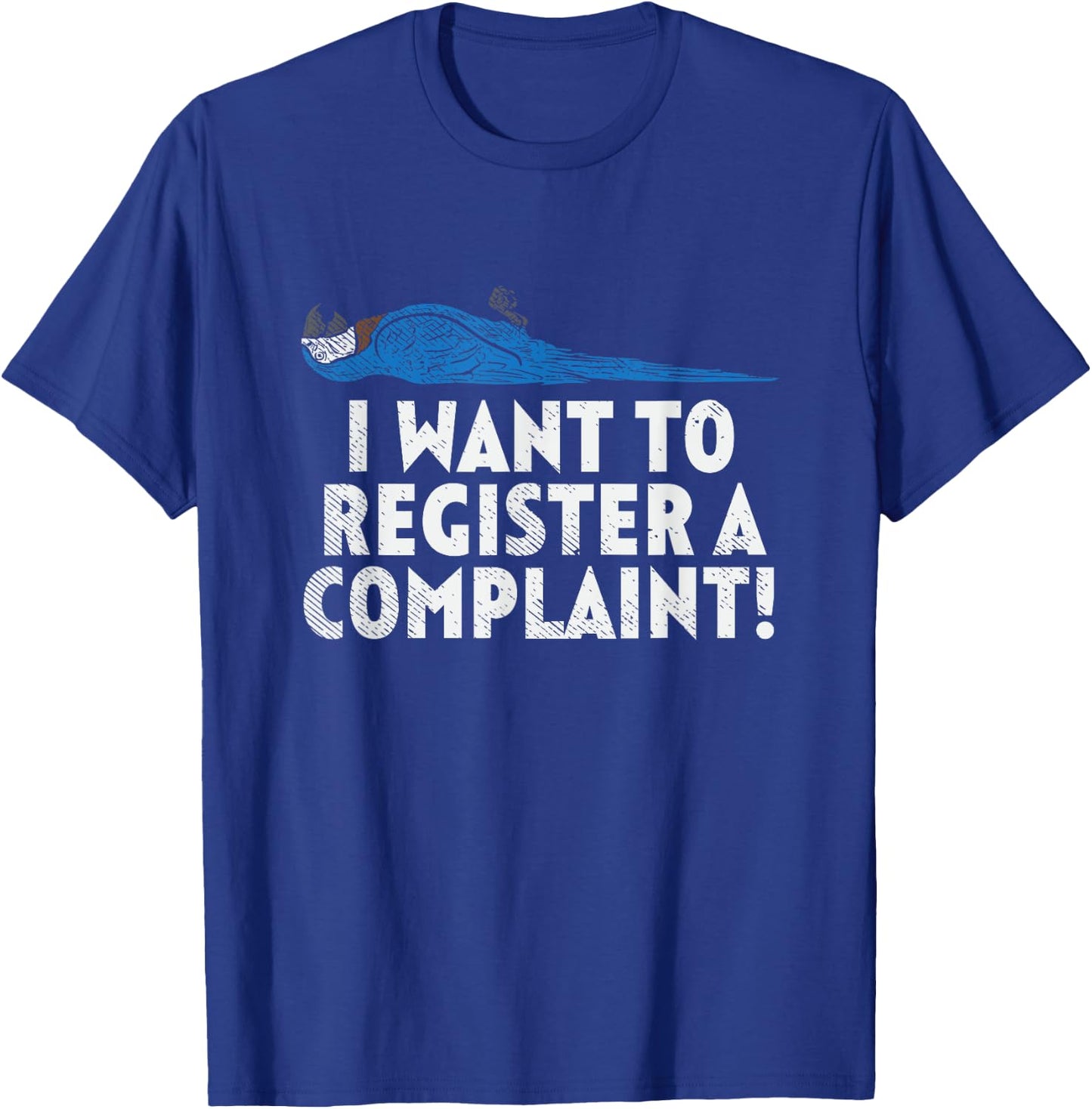 Dead Parrot funny Parrot T-Shirt - T-Shirt | Royal