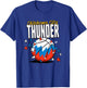 NBA Oklahoma City Thunder Basketball Doodle Stars T-Shirt - T-Shirt | Royal