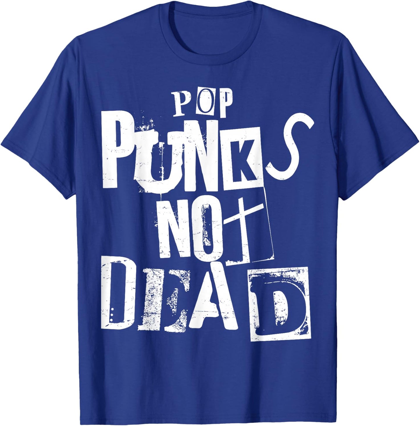 Pop Punks Not Dead - Vintage Grunge - Pop Punk is Not Dead T-Shirt - T-Shirt | Royal