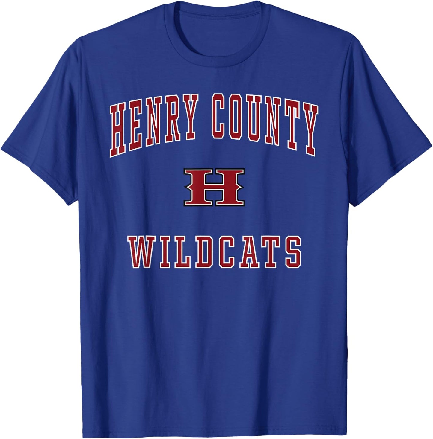Henry County High School Wildcats T-Shirt - T-Shirt | Royal