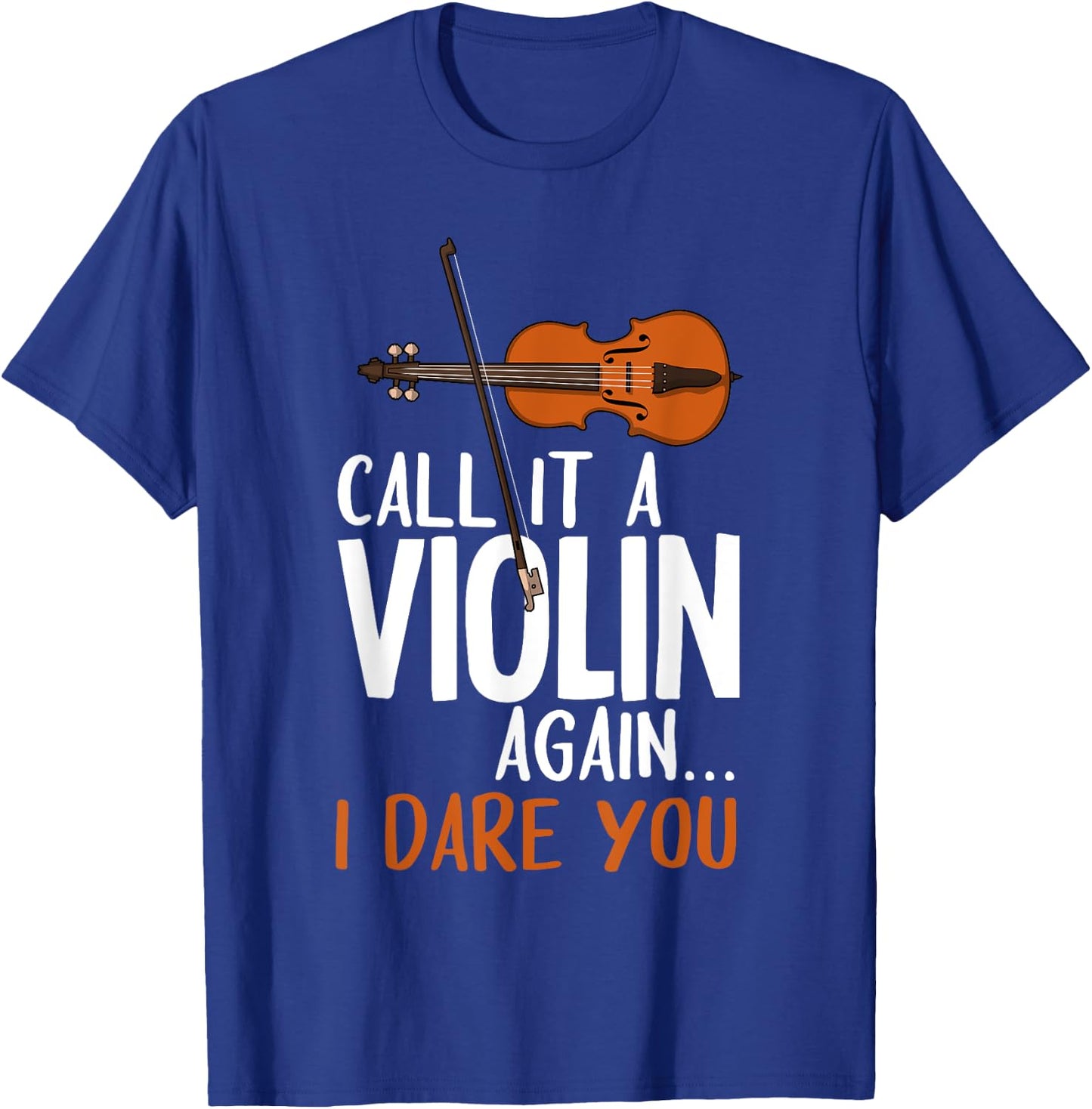 Funny Viola Player Novelty Gift Violin Student Boys Girls T-Shirt - T-Shirt | Royal