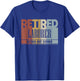 Retired Laborer Vintage Retirement Gift Not Expired T-Shirt - T-Shirt | Royal