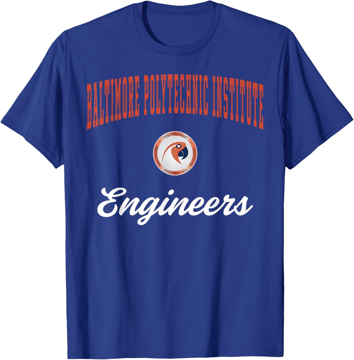 Baltimore Polytechnic Institute Engineers T-Shirt - T-Shirt | Royal