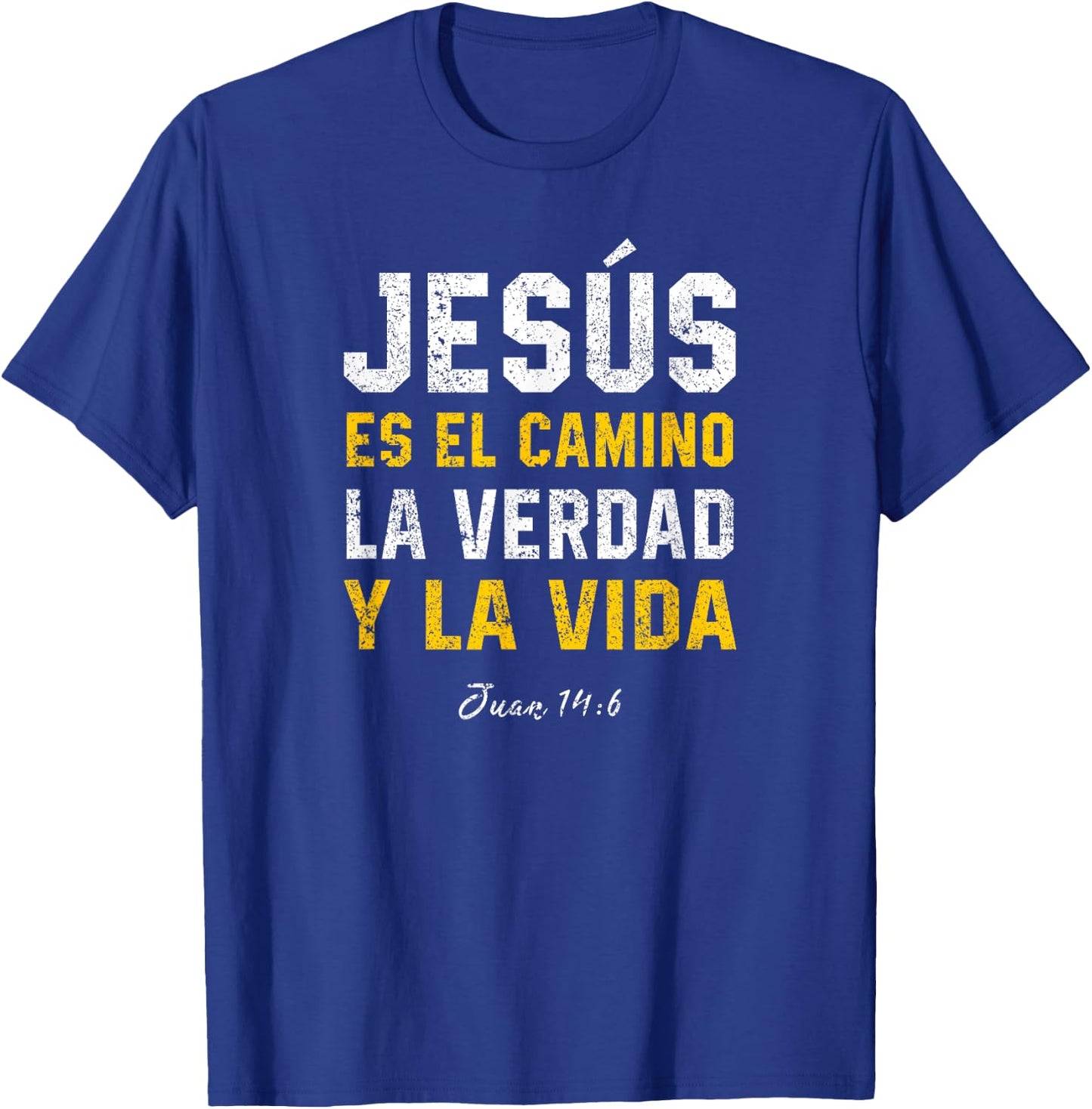 Jesus es El Camino en Espanol Christian Spanish Preachers T-Shirt - T-Shirt | Royal