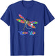 Colorful dragonfly Nurse life T-Shirt - T-Shirt | Royal
