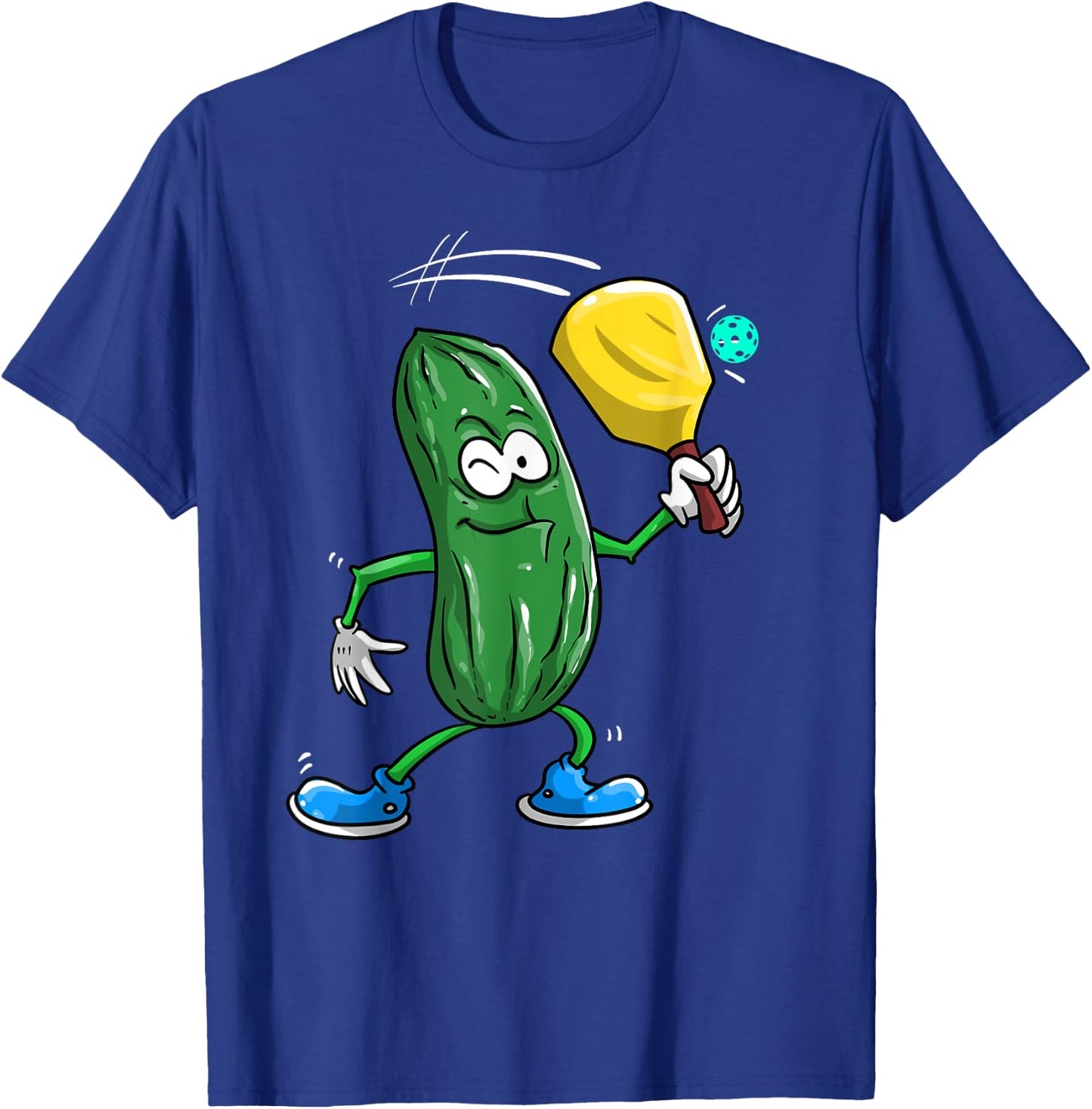 Funny Pickleball Gift Cool Pickle Lover T-Shirt - T-Shirt | Royal