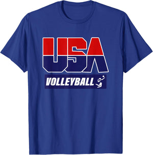 2021 Volleyball USA T-Shirt - T-Shirt | Royal