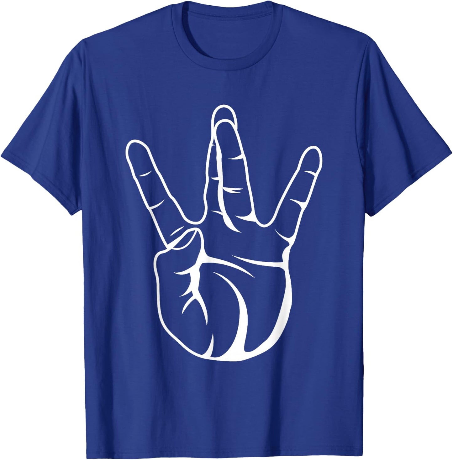 Westside Hip Hop Rap Hand Sign T-Shirt - T-Shirt | Royal