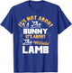 It's Not About The Bunny It's About The Lamb Funny Easter T-Shirt - T-Shirt | Royal