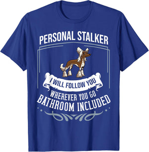 Chinese Crested Powderpuff Dog Gift Puppies Owner Lover Men Women Girls Kids T-Shirt - T-Shirt | Royal