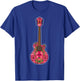 Guitar Sugar Skull Decoration | Guitarists Funny Music Gift T-Shirt - T-Shirt | Royal