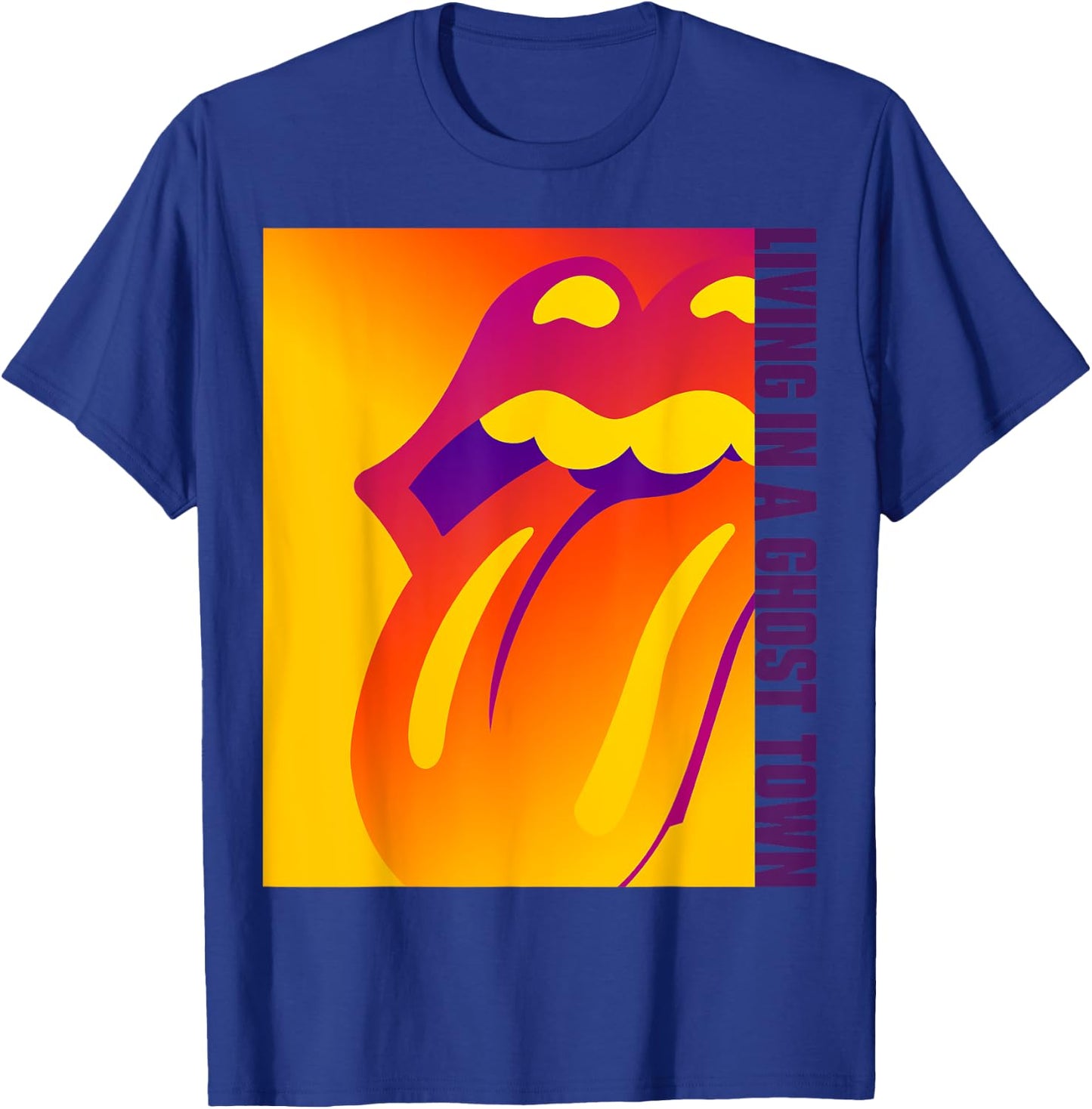 Rolling Stones Living In A Ghost Town T-Shirt - T-Shirt | Royal