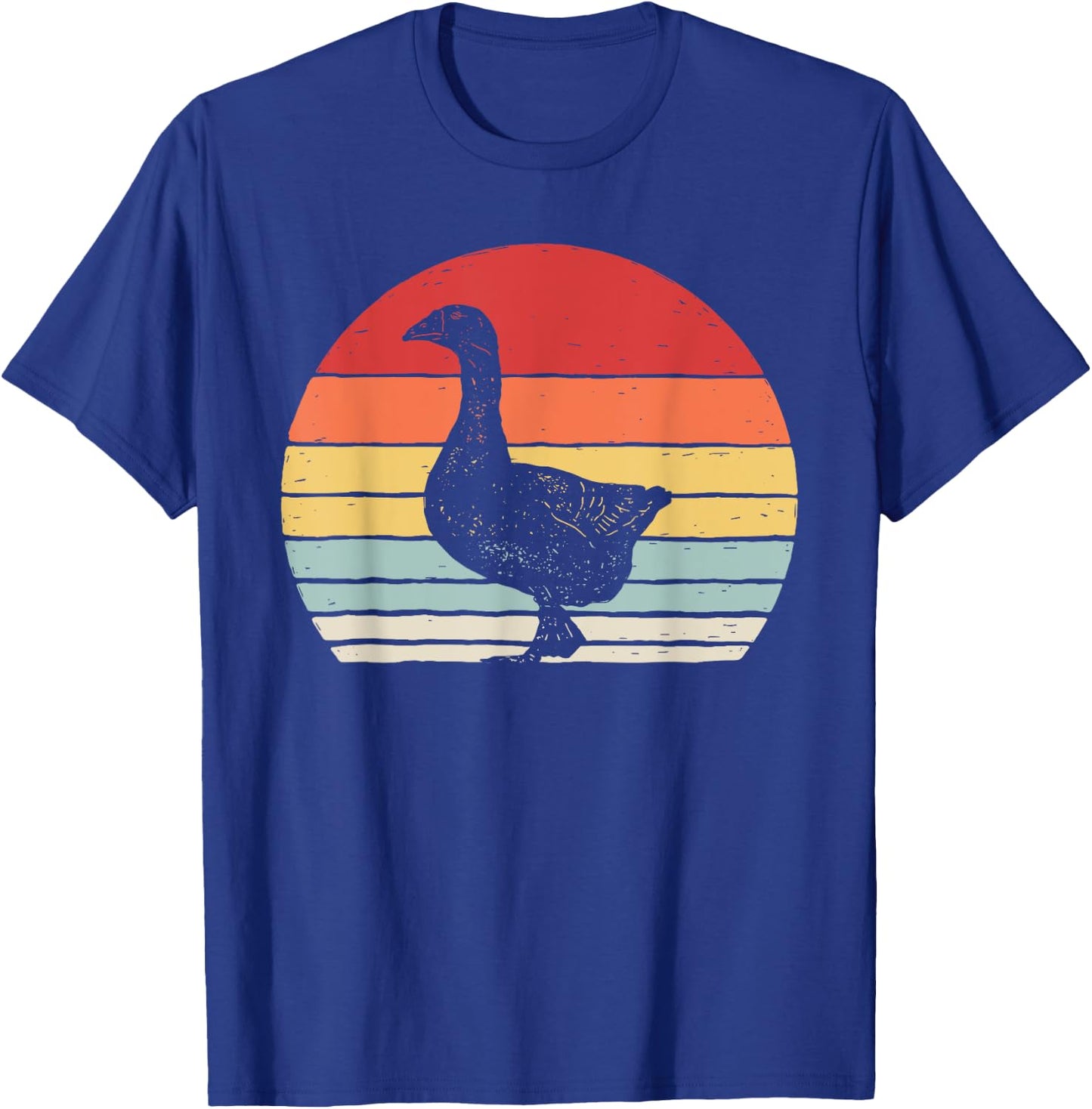 Catch Some Rays Vintage Retro Goose Black T-Shirt - T-Shirt | Royal