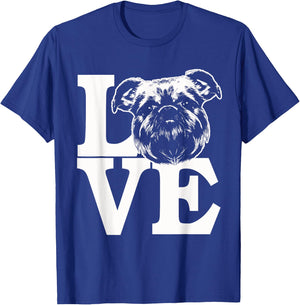 I Love My Brussels Griffon - Cool Brussels Griffon Mom T-Shirt - T-Shirt | Royal