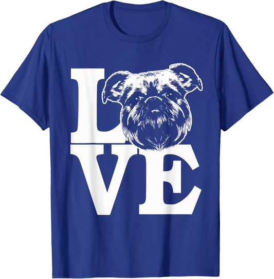 I Love My Brussels Griffon - Cool Brussels Griffon Mom T-Shirt - T-Shirt | Royal