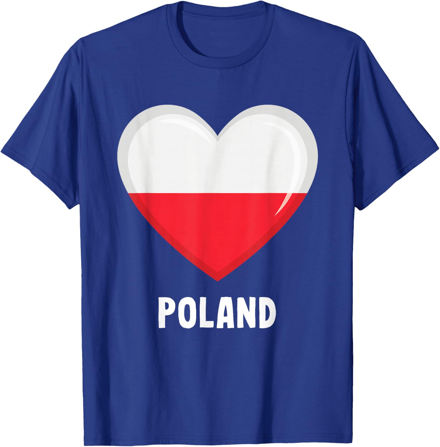 Poland Flag Shirt | Polish T-Shirt - T-Shirt | Royal