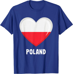 Poland Flag Shirt | Polish T-Shirt - T-Shirt | Royal