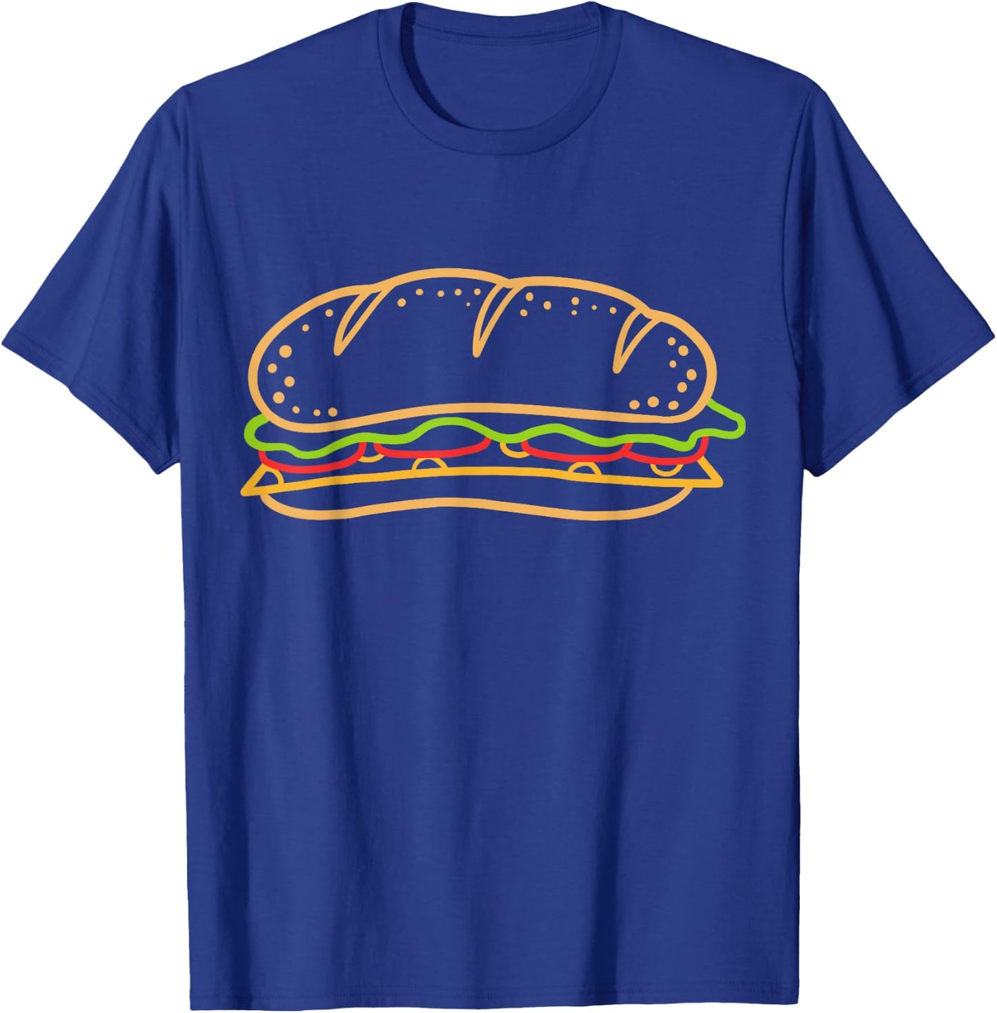 Sandwich Lining. T-Shirt - T-Shirt | Royal