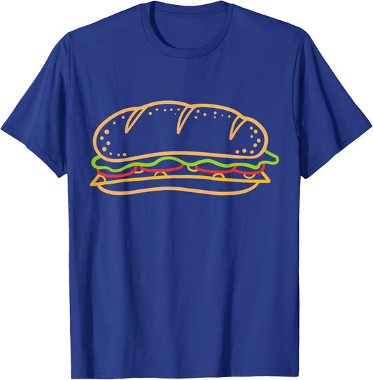 Sandwich Lining. T-Shirt - T-Shirt | Royal