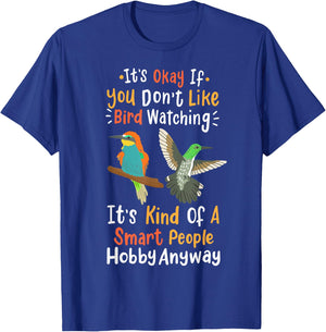 Bird Watching Birding Birds Gifts T-Shirt - T-Shirt | Royal
