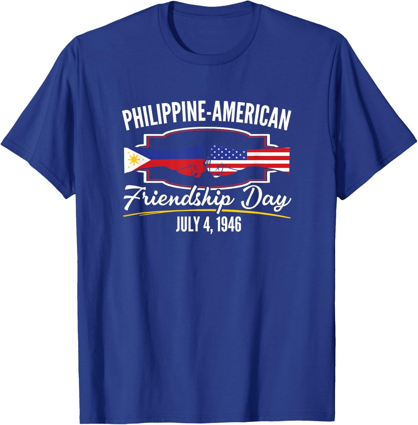 Philippine American Friendship Day T-Shirt - T-Shirt | Royal