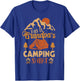 This Is Grandpa's Camping Shirt Funny Camping Hiking T-Shirt - T-Shirt | Royal