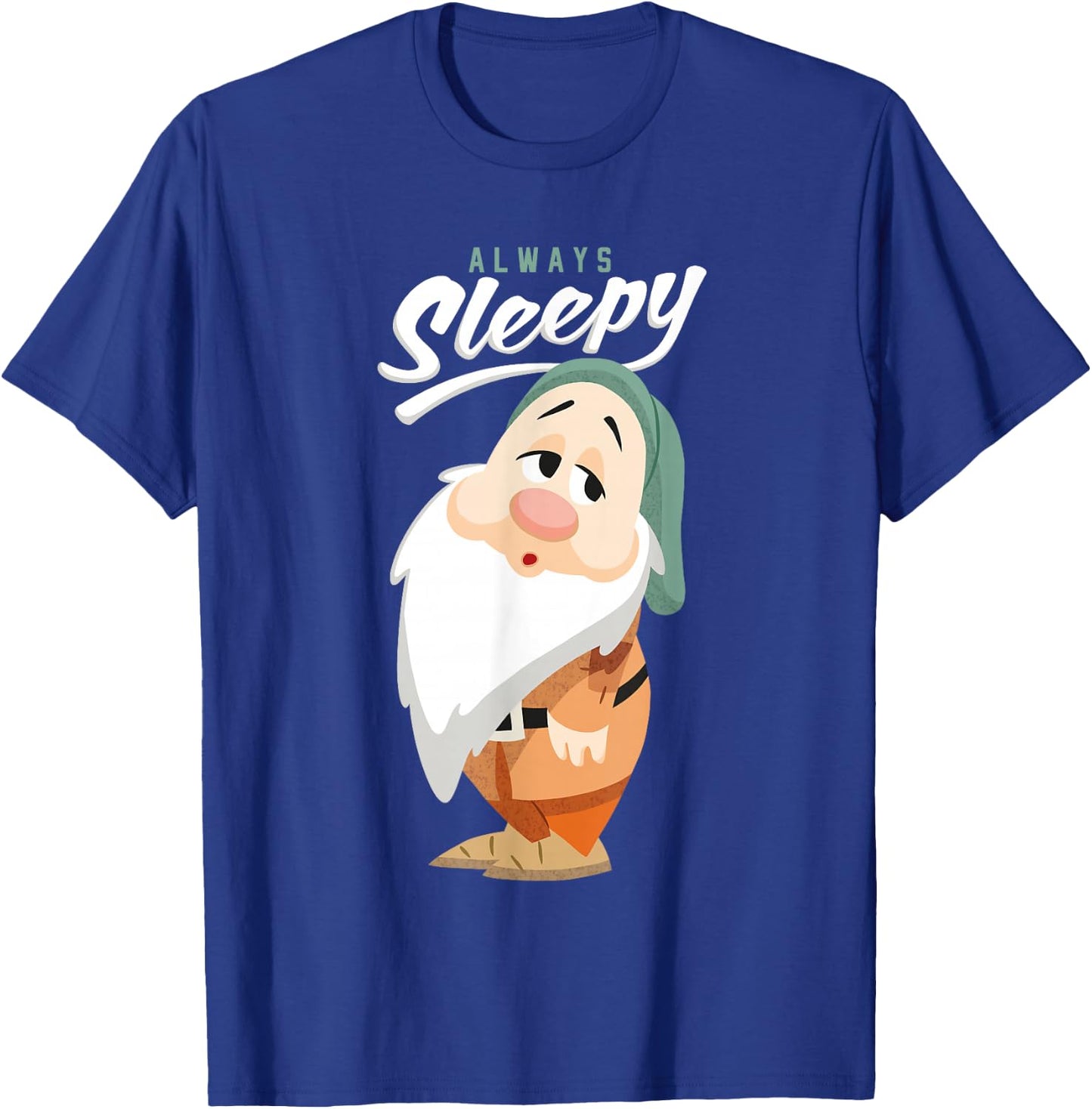 Disney Snow White and The Seven Dwarfs Always Sleepy T-Shirt - T-Shirt | Royal
