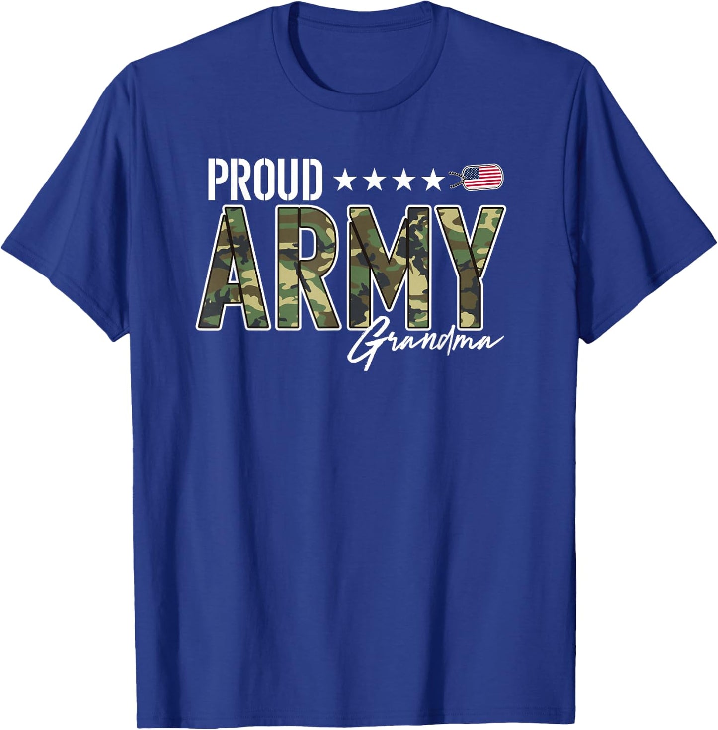 OCP Proud Army Grandma for Grandmothers of Soldiers T-Shirt - T-Shirt | Royal