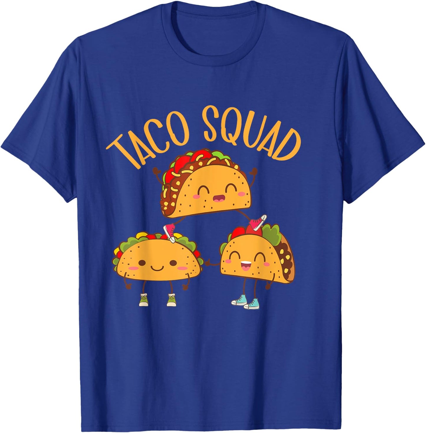 Funny Taco Squad Cute Mexican Food Lover 2024 T-Shirt - T-Shirt | Royal